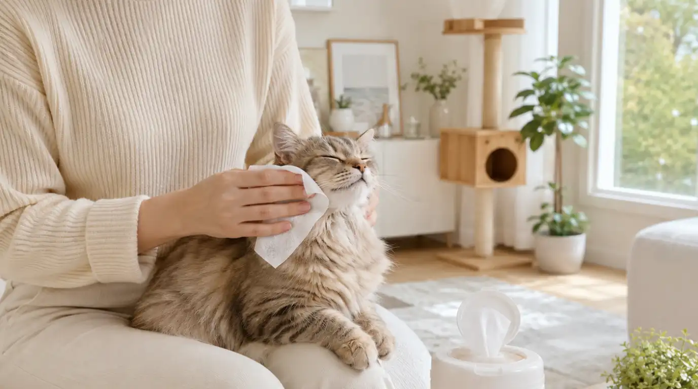 Kedi Maltı ile Kedi Tüy Yumağı Temizleme
